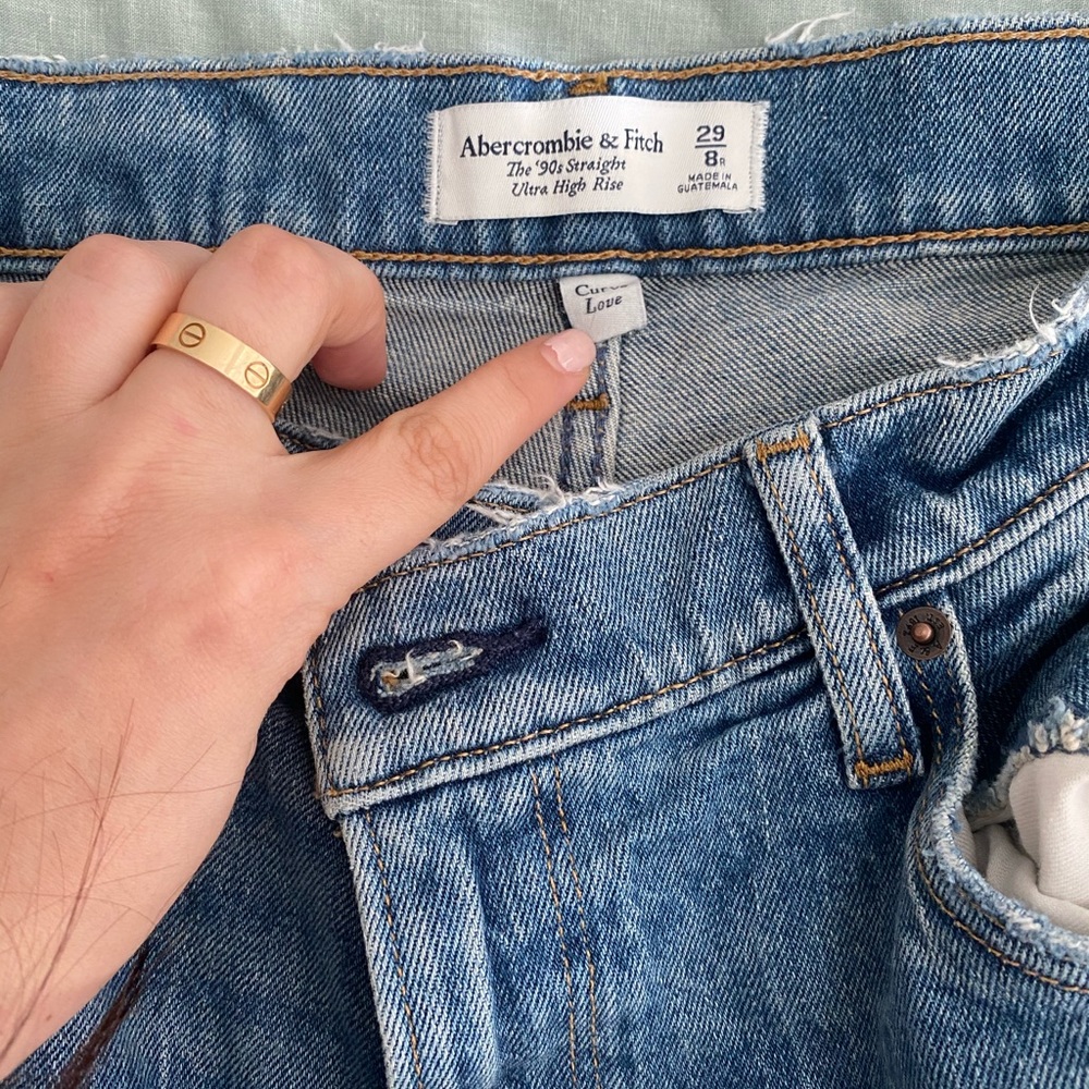Abercrombie Curve Love 90s Straight Jeans
